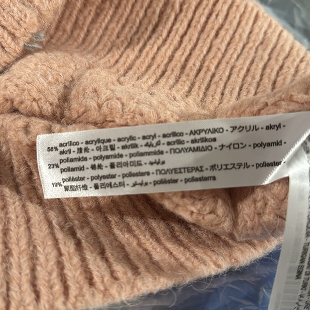 NWT Zara Crochet Knit Sweater Vest Size Small Pink/peach Jewel Buttons - Picture 9 of 9